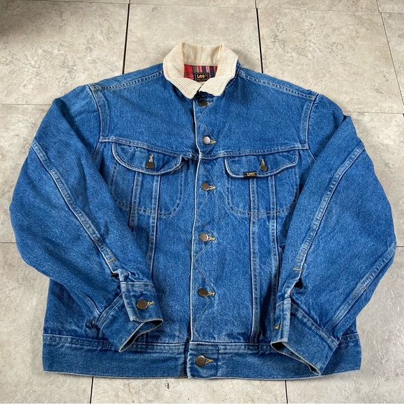 Lee Jackets & Coats Vintage 8s 90s Mens Lee Storm Rider Plaid Lined